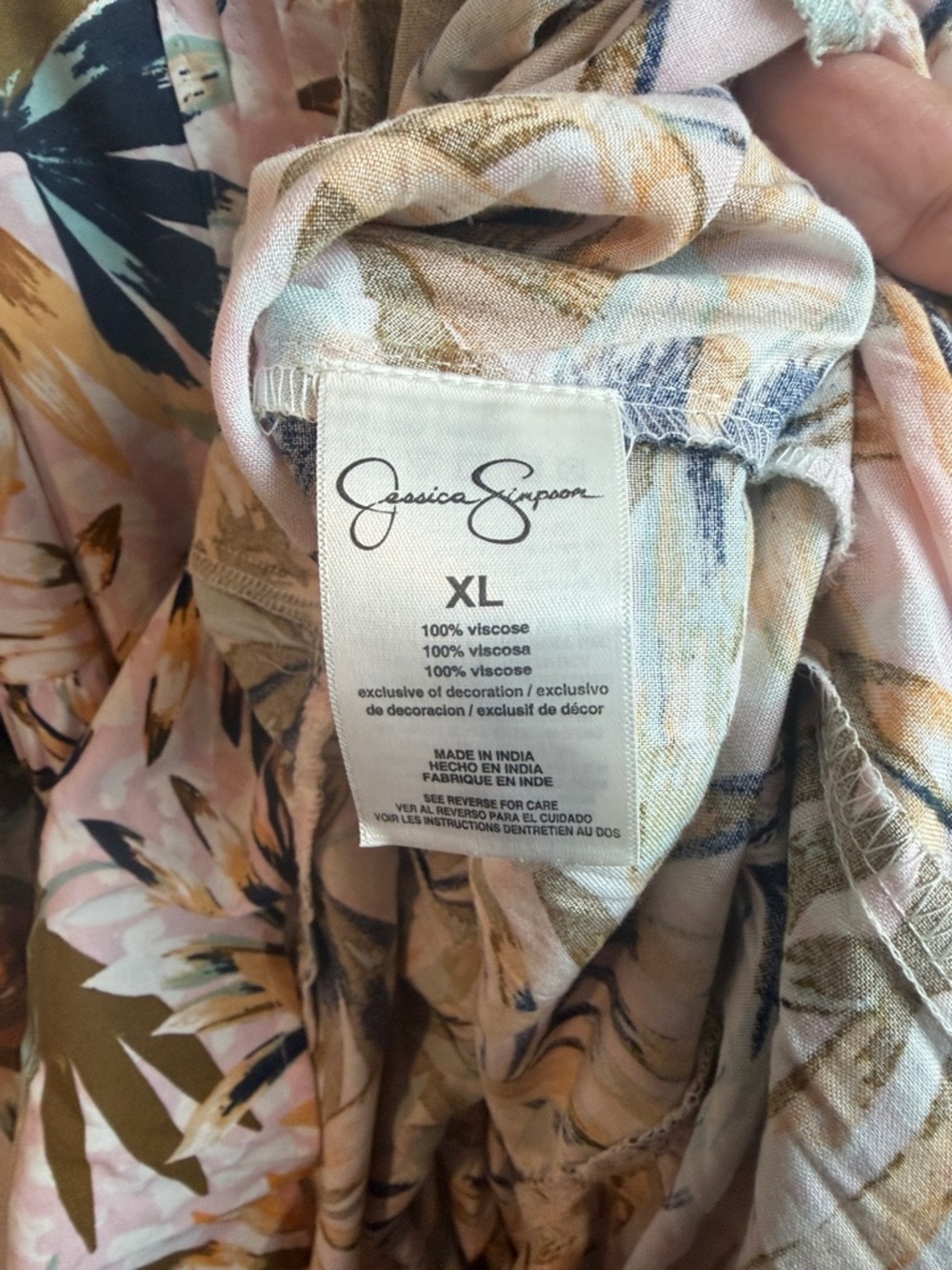 Jessica Simpson Tropical Maxi Dress - Picture 7 of 8
